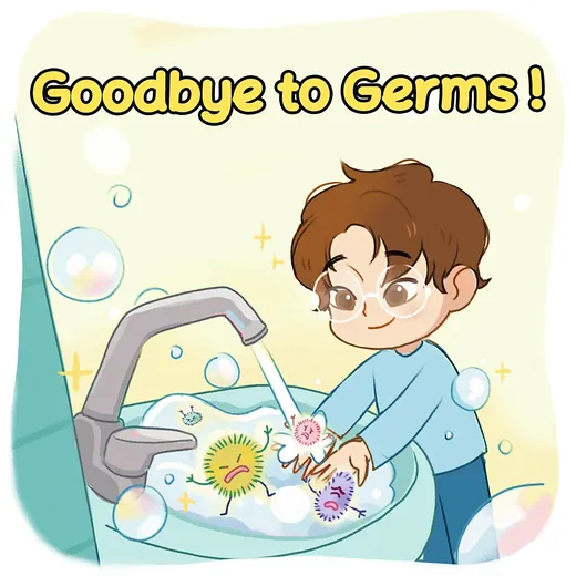 Cover of Goodbye to Germs!