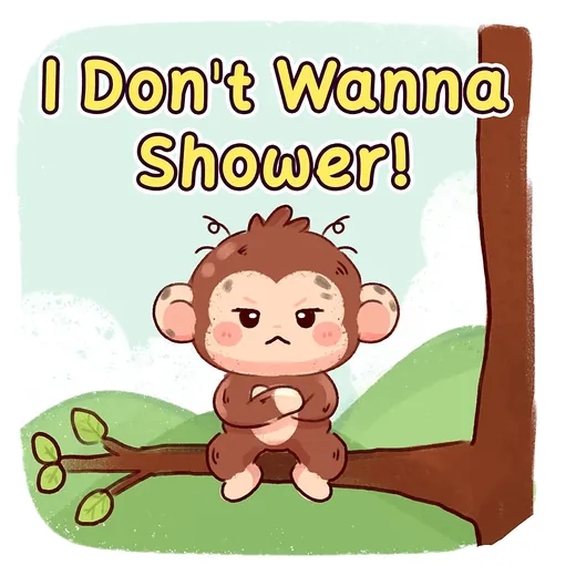 Cover of I Don't Wanna Shower!